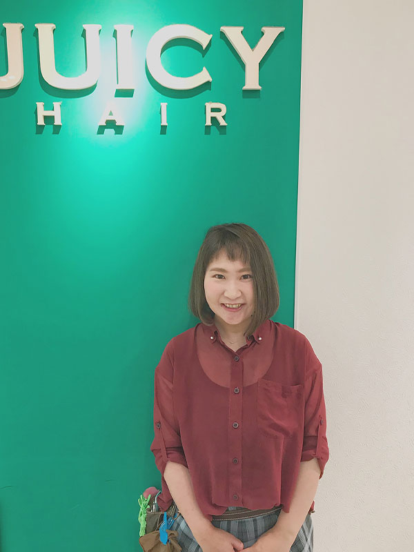 佐渡山 知保 大阪府八尾市の美容室美容院 Juicy Hair ジューシーヘアー 八尾店