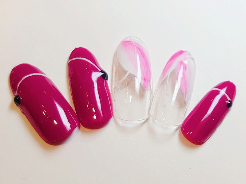 定額アートbコース 6600 愛知県名古屋市のネイルサロン Nail Moa ネイルモア 八事店