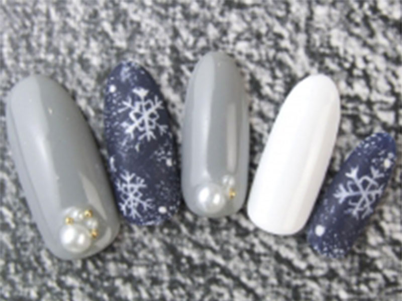 雪の結晶 石川県金沢市のネイルサロン Nail Moa ネイルモア 金沢店