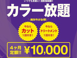 カラー染め放題とは